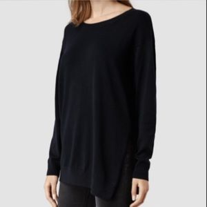 Navy Blue All Saints Kimba Sweater